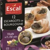 12 ESCARGOTS DE BOURGOGNE A L'AIL NOIR 89G