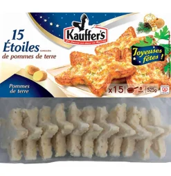 15 GALETTES DE POMME DE TERRE ETOILES 525G ESCAL