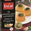 16 MINI FEUILLETES AUX ESCARGOTS 170G