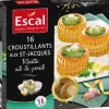 16 MINI FEUILLETES ST JACQUES 170GR