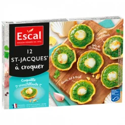12 ST-JACQUES À CROQUER 160G ESCAL