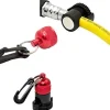 Accroche flexible de plongée magnétique rouge AQUATYS