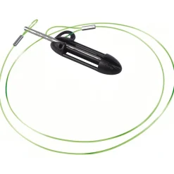 Accroche poisson stylet inox + monofil nylon et sleeves + fixation de ceinture SALVIMAR