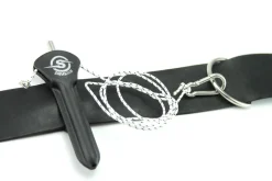 Accroche poisson stylet inox + monofil nylon et sleeves + fixation de ceinture SIGALSUB