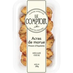ACRAS DE MORUE PIMENT ESPELETTE 200 G