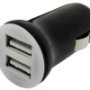 Adaptateut prise de courant p. double USB