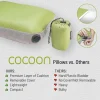 Air-Core Hood/Camp Pillow wasabi/grey - COCOON