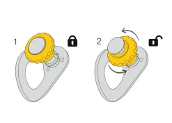 AMARRAGE AMOVIBLE COEUR PULSE 12 MM PETZL