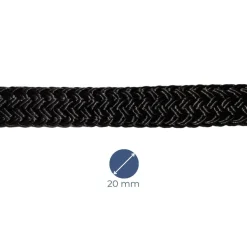 Amarre Double Tresse - Cleanline - NOIR - MEYER-SANSBOEUF