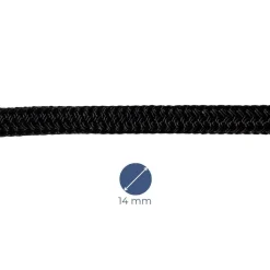 Amarre Double Tresse - Cleanline - NOIR - MEYER-SANSBOEUF