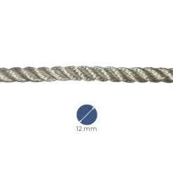 AMARRE POLYAMIDE 3 TORONS - BLANC - MEYER-SANSBOEUF