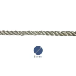 AMARRE POLYAMIDE 3 TORONS - BLANC - MEYER-SANSBOEUF