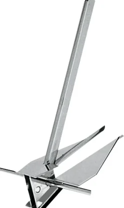Ancre bateau Danforth en inox AISI 316 poli miroir