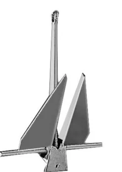 Ancre bateau Danforth en acier galvanisé
