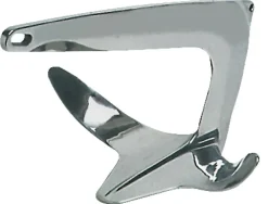 Ancre bateau Trefoil inox poli miroir - OSCULATI