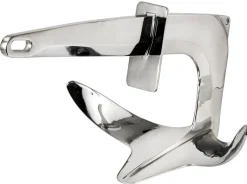 Ancre bateau Trefoil inox avec plaque de blocage 10 kg - OSCULATI