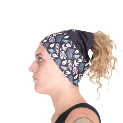 Bandeau néoprène de longe côte noir/floral MELLOW SEA ANFIBI