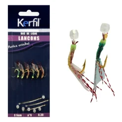 BAS DE LIGNE KERFIL SPÉCIAL LANÇONS ROUGE