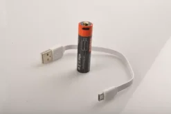 Batterie rechargeable 14500 charge USB 750 mAh ORCATORCH