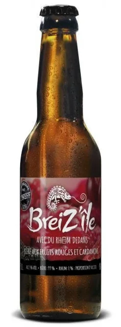 BIERE FRUITS ROUGE CARDAMONE 33CL 5° BREIZILE