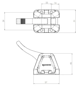 BLOQUEUR MANUEL SIMPLE 6/10 mm 400kg - SPINLOCK
