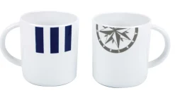 Boite de 16 pièces: 12 assiettes rondes + 4 mugs - marina