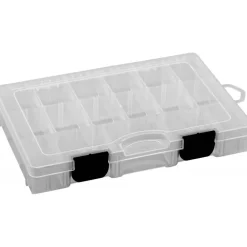 BOÎTE LEURRE 27X18 3 CASES FIXES 11 AMOVIBLES PLASTILYS