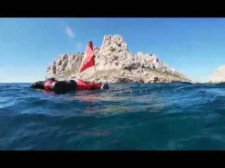 Bouée chasse sous-marine MINI-PLANCHE gonflable IMERSION