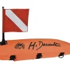 Bouée chasse sous-marine profilée DOUBLE ENVELOPPE Orange TORPEDO DESSAULT