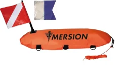 Bouée chasse sous-marine profilée DOUBLE ENVELOPPE avec drisse IMERSION
