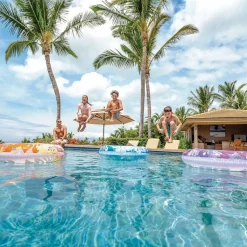 Bouée gonflable géante aloha intex - coloris aléatoire