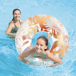 Bouée gonflable géante aloha intex - coloris aléatoire