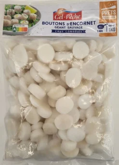 BOUTONS D'ENCORNET GÉANTS CRUS 1KG GEL PECHE