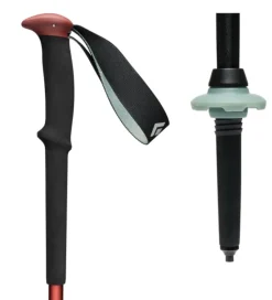 Bâtons de randonnée TRAIL TREKKING POLES Iron Red BLACK DIAMOND