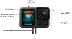 Caméra embarquée HERO13 black GoPro