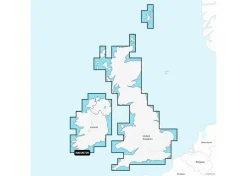 Carte Navionics+ Regular SD - ROYAUME-UNI. LACS ET RIVIERES IRLANDE NAVIONICS