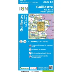 Carte Top 25 - 3537ET Guillestre
