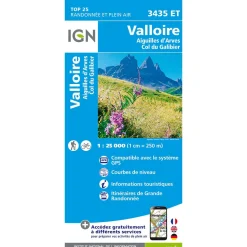 Carte Top 25 - 3435ET Valloire / Aiguilles D'Arves