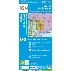 Carte Top 25 - 3841OT Vallee-De-La-Roya
