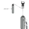 Cartouche filtrante pour compresseur ATLANTIC 6m3/h à moteur électrique NARDI
