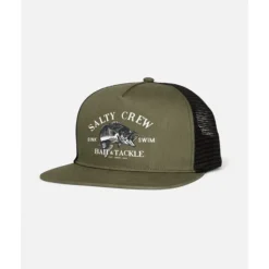 CASQUETTE / CHAPEAU SALTY CREW BASS MAN TRUCKER HOMME COULEUR OLIVE TAILLE 1Sz