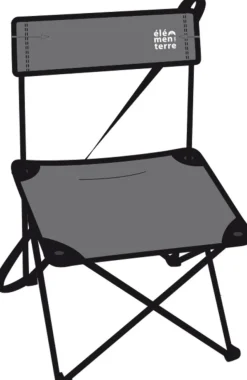 Chaise de camping pliable ELEMENTERRE