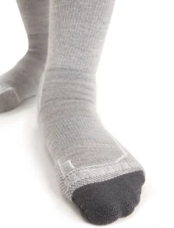 Chaussettes femme chaude HIKE+ HEAVY CREW JET HTHR ICEBREAKER