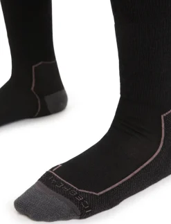 Chaussettes femme HIKE+ MEDIUM CREW BLACK ICEBREAKER