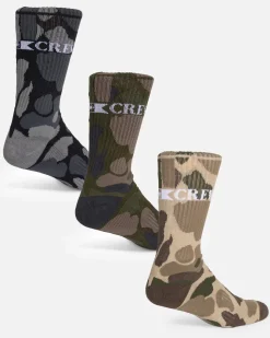 CHAUSSETTES SALTY CREW CAMO 3 PACK HOMME COULEUR MULTI TAILLE 1Sz