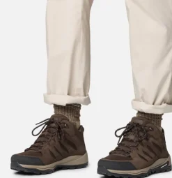 Chaussures de randonnée Homme REDMOND IV MID WATERPROOF CORDOVAN. TANGY ORANGE COLUMBIA