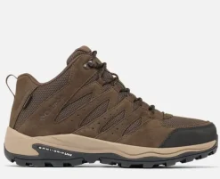 Chaussures de randonnée Homme REDMOND IV MID WATERPROOF CORDOVAN. TANGY ORANGE COLUMBIA