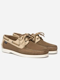 Chaussures homme bateau HELLIOS tan/beige TBS