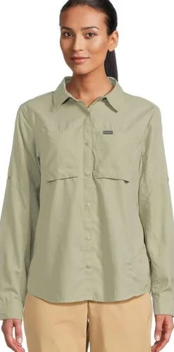 Chemise de randonnée Femme SKIEN VALLEY LONG SLEEVE SHIRT SAFARI COLUMBIA