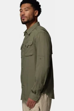Chemise de randonnée Homme SILVER RIDGE UTILITY II LS SHIRT STONE GREEN COLUMBIA